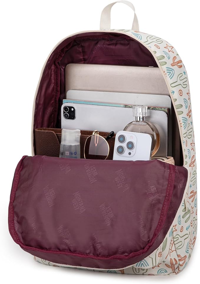 Montana West Backpack for Women Men 2 PCS Lightweight College Bookbags Casual Daypack Backpacks for Commute & Travel