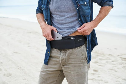 The Belt of Orion Running Belt & Slim Fanny Pack for Men & Women Anti-theft Passport Holder & Money Belt For Travel - Comfortable Phone Holder For Running, Hiking, & at the GYM - Classic 9"x3.5"