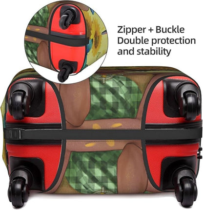Suitcase covers for luggage tsa approved luggage cover for Suitcase Washable Suitcase Protector Anti-scratch Suitcase cover X-Large African American Afro Black Girl