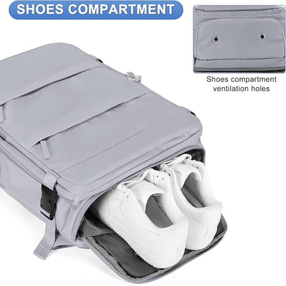 Large Personal Item Travel Backpack For Women Men Airline Approved Carry On Backpack Flight Approved Waterproof Sports Luggage Backpack Casual Daypack Small Hiking Backpack