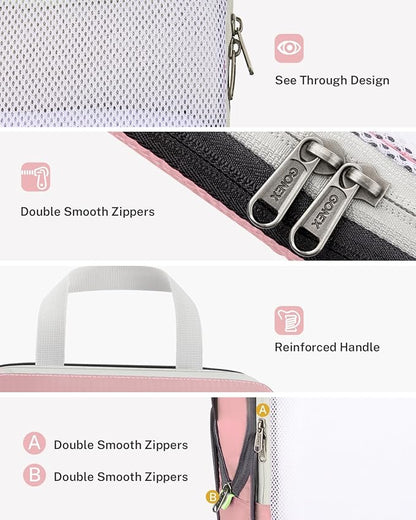 Compression Packing Cubes, Gonex Extensible Storage Mesh Bags Organizers