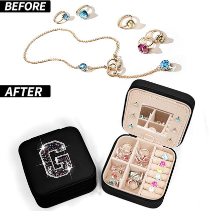 Graduation Gifts for Women Teen Her,Fashion Jewelry Case Cute Trendy Stuff Graduation Essentials Accessories | Black,G