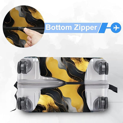 ANNA QUEEN Travel Luggage Cover Suitcase Protector Suitcase Cover Anti-Scratch,Stretchable Bag Cover Washable Durable Polyester