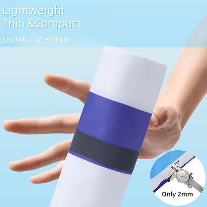 Microfiber Beach Towels 70''x35'' Extra Large Oversized 2 Pack Quick Dry Sand Free Blue White Striped Towel Cute Dolphin for Adults Women,For Pool Spa Swim Travel Yoga - Portable&Lightweight