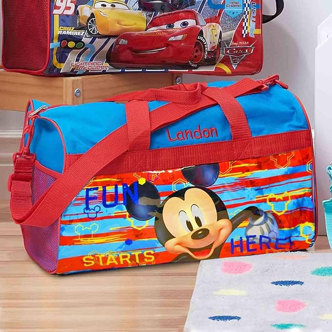 Personalized Licensed Kids Travel Duffel Bag - 18" (Mickey)