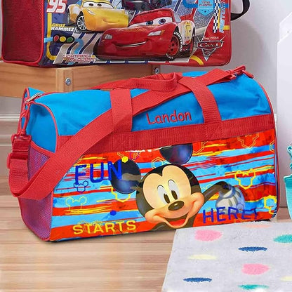 Personalized Licensed Kids Travel Duffel Bag - 18" (Mickey)