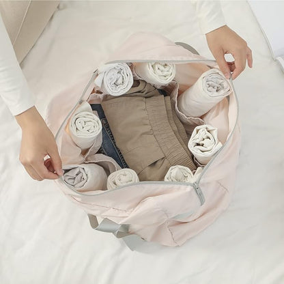 VanFn Foldable Travel Duffel Bag, Sports Duffels Gym Bag, Rainproof Nylon Totes, Sports Shoulder Handbag, Lightweight Duffle Bags For Women & Men, Outdoor Weekend Bag, P.Travel Series