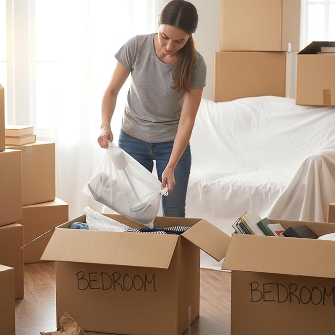 100Pcs Purse Dust Bags for Storage Drawstring Purse Covers Storage Bags for Dust and Storages 11in X 15in Breathable Non-woven Fabric Storages Pouch String Bag Travel Shoe Bag Handbag Covers