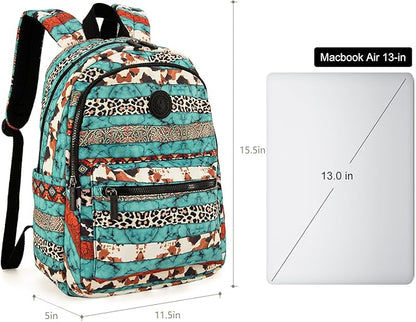 Montana West Backpack for Women Western Travel Backpack Purse Casual Daypack for Laptop College