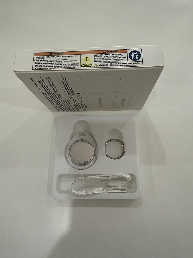 Air Tracker Tag 1 Pack, Bluetooth Item Finder Work with Apple Find My (iOS Only), Smart Tag for Luggage/Key/Suitcases/Backpack, Replaceable Battery. Olive Green