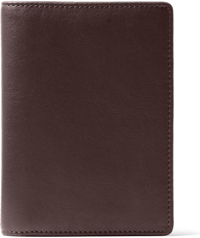 Leatherology Deluxe Passport Cover – Leather Travel Wallet with Card Slots, Pockets & Cash Storage