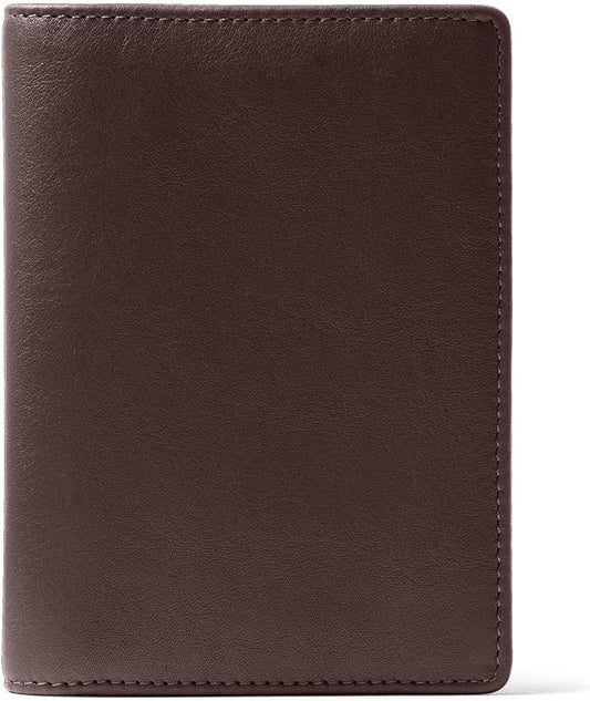 Leatherology Deluxe Passport Cover – Leather Travel Wallet with Card Slots, Pockets & Cash Storage