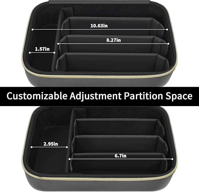 Barber Case for Hair Clippers Cutting Supplies, Trimmer Accessories Organizer for Wahl/ for Ufree/ for Andis Men Women Razor Grooming Kits, for Oneisal Dog Shaver- Washable Oilproof Travel Bag Only