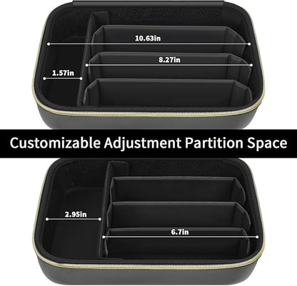 Barber Case for Hair Clippers Cutting Supplies, Trimmer Accessories Organizer for Wahl/ for Ufree/ for Andis Men Women Razor Grooming Kits, for Oneisal Dog Shaver- Washable Oilproof Travel Bag Only