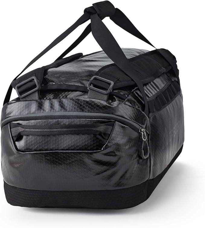 Gregory Alpaca 40L Water-Resistant Adventure Travel/Gear Organization Duffel Bag with Packing Cube Included, Obsidian Black