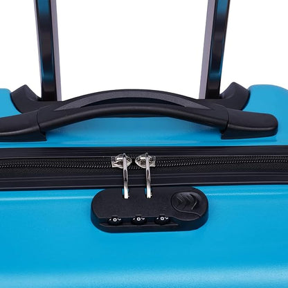 CNCEST 24" Kid's Ride-on Travel Suitcase,Kids' Luggage with Wheel and Password Lock,Children's Ride On Trolley Luggage for Children's Day Gift,Festival Gift