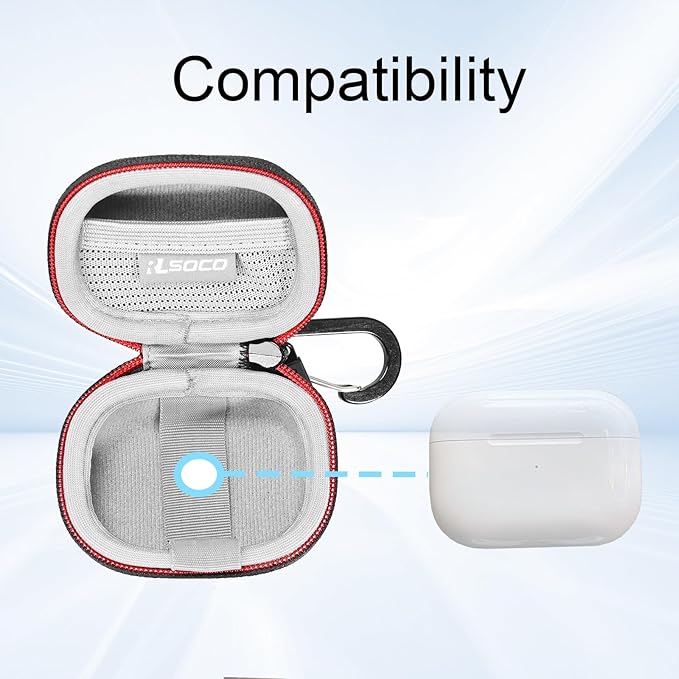 RLSOCO Hard Case for Apple AirPods Pro 3 Wireless Earbuds (Case Only)