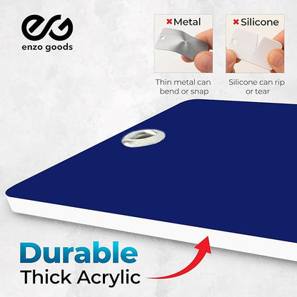 USA Initial Luggage Tag | 6 Pack | Personalized Luggage Tags for Suitcases | Choose Monogram Letter | Custom Fonts & Colors | Choose Tag Color