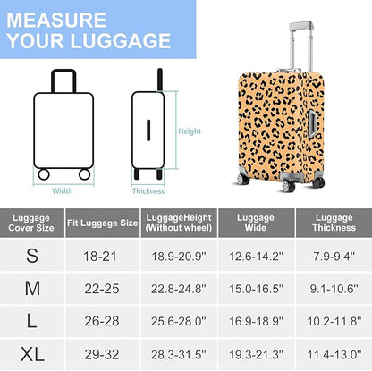 ANNA QUEEN Travel Luggage Cover Suitcase Protector Suitcase Cover Anti-Scratch,Stretchable Bag Cover Washable Durable Polyester