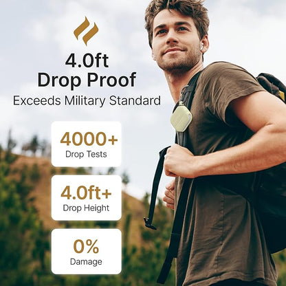 Catalyst Waterproof Case for AirPods 3rd Generation (2021) - Wireless and USB-C Charging Compatible AirPods 3rd Generation Case, Drop Protection Cover for AirPods 3 One Piece Design with Carabiner