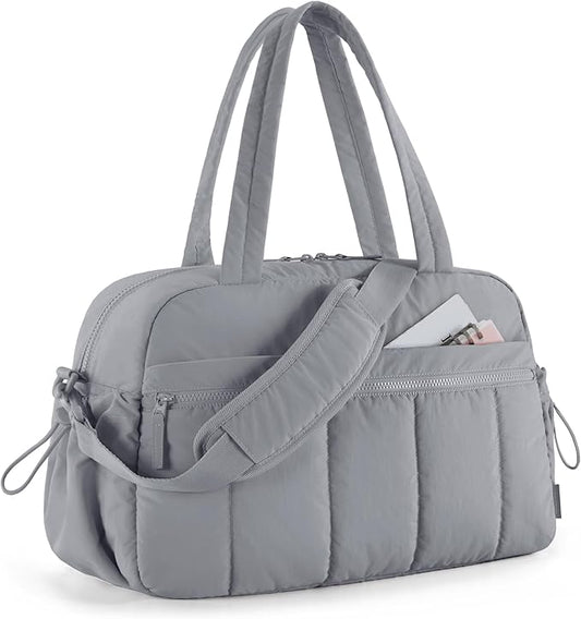 BAGSMART Gym Bag for Women, Duffle Bag for Travel with Wet Pocket, Lightweight Carry on Weekender Duffel, Water Resistant