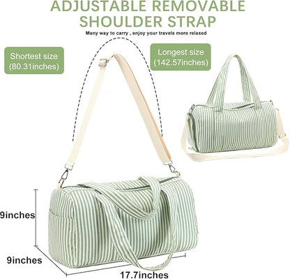 BLUBOON Duffle Bag Girls Kids Cute Gym Bag with Shoes Compartment & Wet Separation Waterproof Sports Overnight Travel Bag