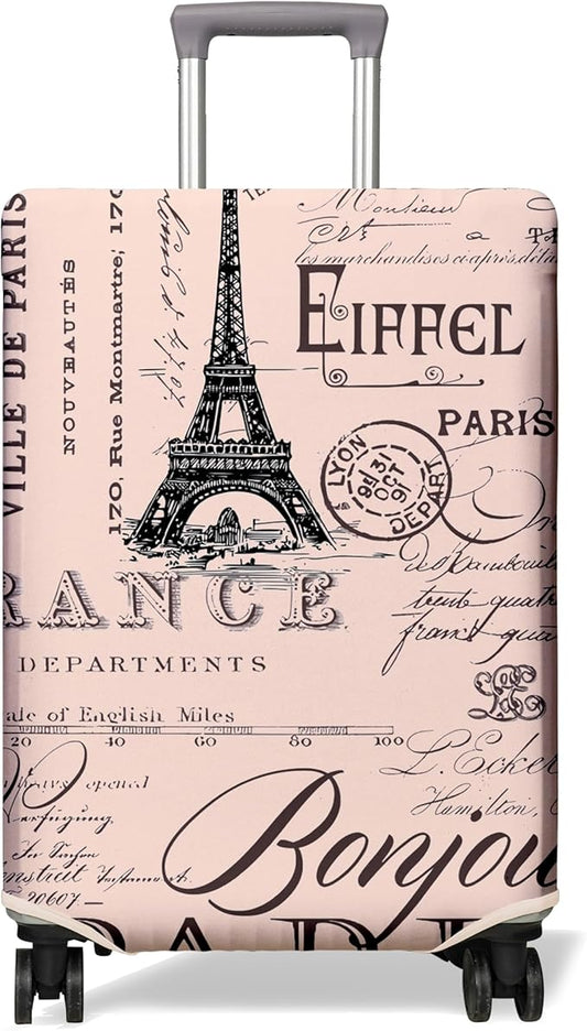 Travel Luggage Cover Suitcase Protector Fits 18-32 Inch Wheel Covers PatternedTravel Related Items Flower Luggage Protector Elastic XL