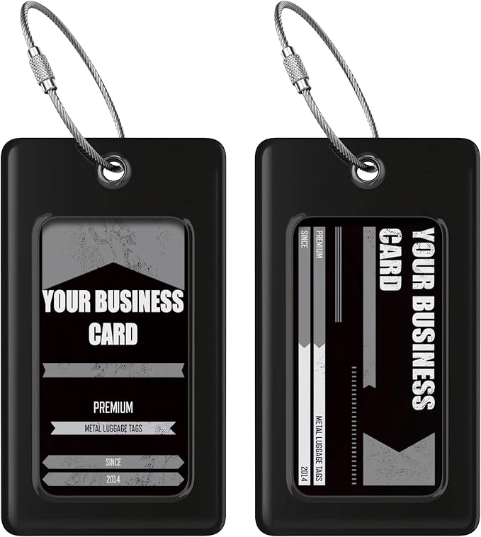 Luggage Tags TUFFTAAG, Business Card Holder, Suitcase Labels, Travel Accessories