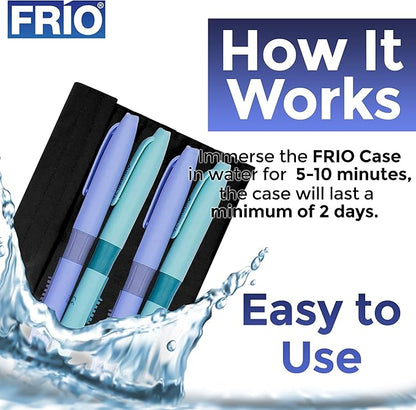 FRIO Extra Large Insulin Cooling Wallet - Keep Medication Cool for 45+ Hours Insulin Bag - Perfect for Travel and Everyday Use