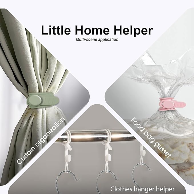 Nearockle Silicone Cable Ties Cord Organizer for Cable Management, 24PCS 4.2" and 7.1" Reusable Cable Organizer Electronic Accessories for Home, Office, Kitchen, School, Travel (4 Colors)