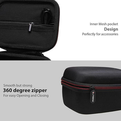 LTGEM Electric Shaver Case Compatible with FlexSeries Electric Head Hair Shaver, Bald Head Waterproof Razor Cases-Travel Protective Carrying Storage Bag (Only Case)