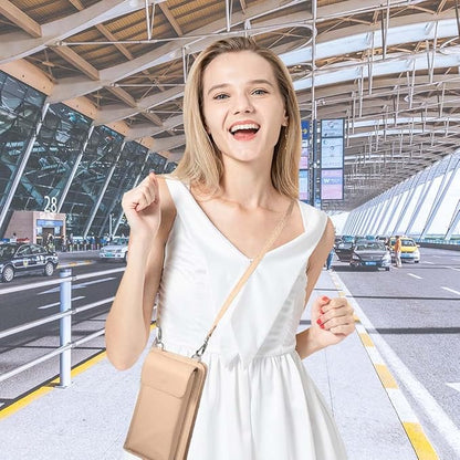 Passport Holder for Travel，Passport Holder & Neck Wallet with RFID Blocking,Hidden Neck Pouch for Travel- Holds Passports, Cards, Tickets, ID, Cash