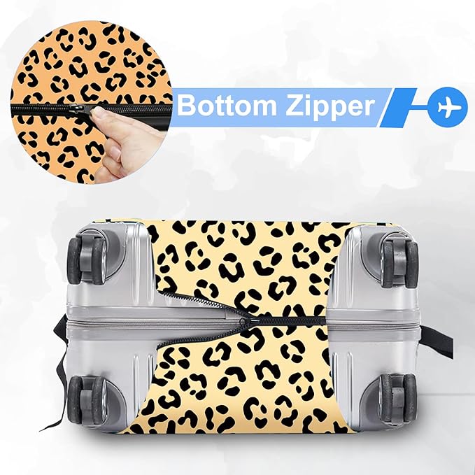 ANNA QUEEN Travel Luggage Cover Suitcase Protector Suitcase Cover Anti-Scratch,Stretchable Bag Cover Washable Durable Polyester