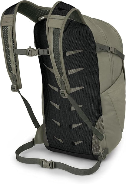 Osprey Daylite Plus Commuter Backpack – Lightweight, Everyday Pack with Laptop Sleeve and Water Bottle Pockets – Ideal for Work, School, and Travel with Versatile Storage Options, Tan Concrete