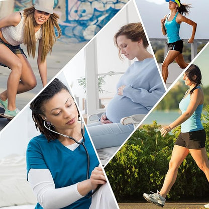 fenglaoda Compression Socks Women Men 6 Pairs, Knee High Best Support Circulation Socks for Running, Travel, Flight, Nurse