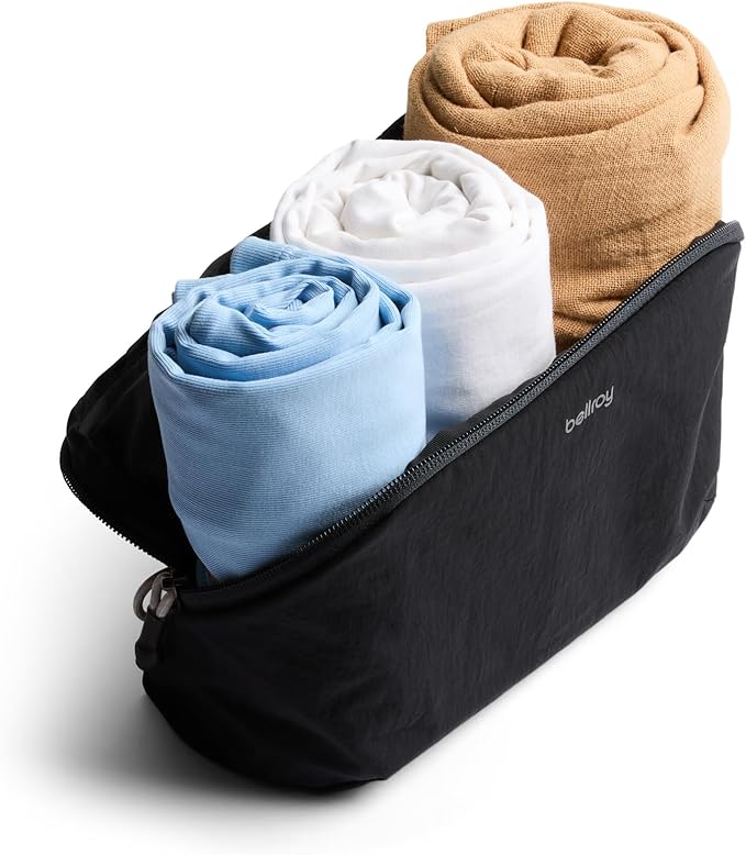 Bellroy Lite Packing Pouch 3L (Organizer Packing Cube for Travel Near and far) - Black