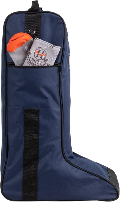 Huntley Equestrian Tall Riding Boot Bag Durable & Premium Horse Riding Boots Storage Protection Zipper Bag Water Resistant, Portable & Easy to Clean