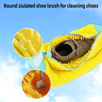 2-Packs Shoe Washing Bag for Washing Machine,Laundry Shoe Bag for Washer and Dryer Reusable Shoe Cleaning Bag