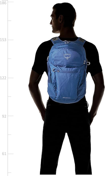Osprey Daylite Plus Commuter Backpack – Lightweight, Everyday Pack with Laptop Sleeve and Water Bottle Pockets – Ideal for Work, School, and Travel with Versatile Storage Options, Wave Blue