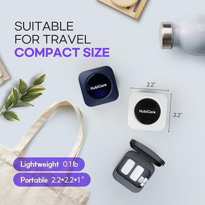 HubiCare Toothbrush Case Set, Toothbrush Covers with Holder, Rechargeable Travel Home Toothbrush And Holder, Cleaner Case for All Electric And Manual Toothbrushes (3 Color Set)