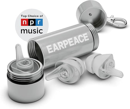 EARPEACE Music PRO - Concert Ear Plugs - Earplugs for Noise Reduction up to 20dB - High Fidelity Ear Plugs for Concerts, Musicians and Live Events - Reusable Earplugs - Includes Filter Set and Case