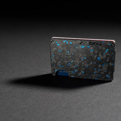 The Ridge Wallet - Slim Minimalist Compact Wallet and Card Holder| RFID Protected Front Pocket Wallets | Integrated Cash Strap | Forged Pacific