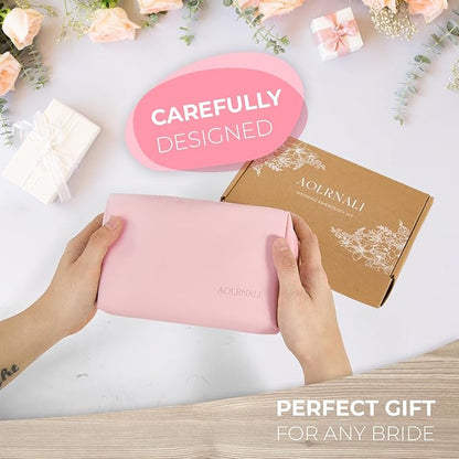 Bridal Emergency Kit for Wedding Day, Wedding Essentials Survival Set for Team Bride, Must-Have 30+ Essentials Travel Kit with Makeup Bag