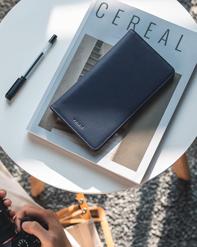 VULKIT Passport Holder Wallet RFID Blocking Travel Wallet for Men & Women