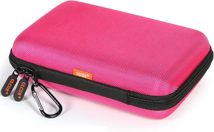 Electronics Tech Organizer Portable Travel Case - Hard Shell Protective Carrying Case for External Hard Drive, Phone Charger, Power Bank, Small Gadgets Storage Pouch Bag