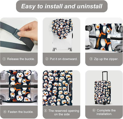 Luggage Cover, Washable Suitcase Cover, Suitcase Protector Anti-scratch Bag cover