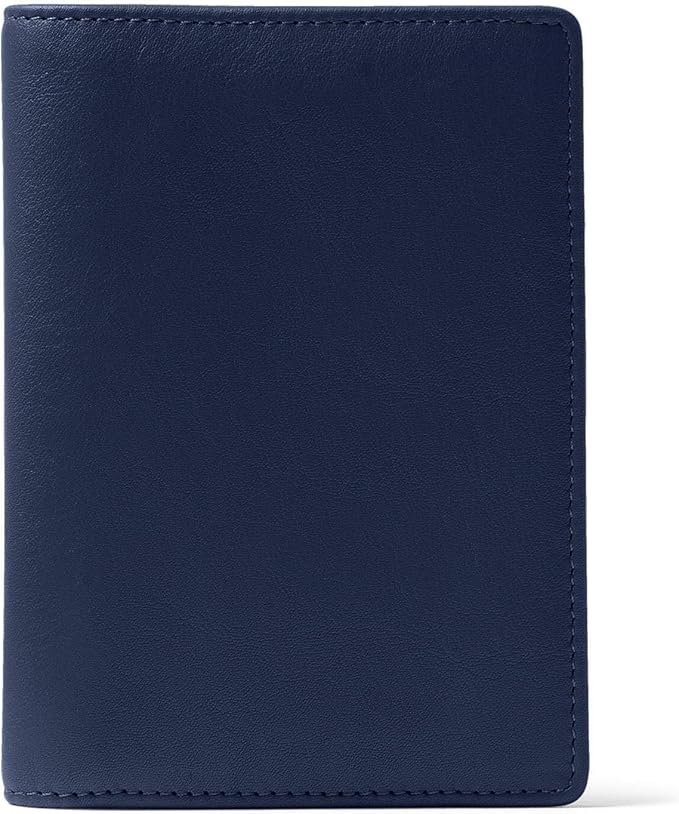Leatherology Deluxe Passport Cover – Leather Travel Wallet with Card Slots, Pockets & Cash Storage