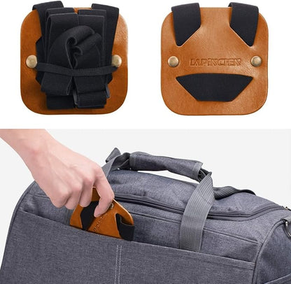 Adjustable Luggage Straps for Suitcases Add a Bag High Elastic Travel Bag Bungees Connecting Carry On Bag TSA Approved (3 Pack Brown)