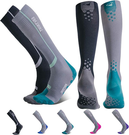 Thirty48 Elite Compression Socks Women & Men Graduated 20-30mmHg for Running, Athletic, Flight Sock - Performance & Recovery