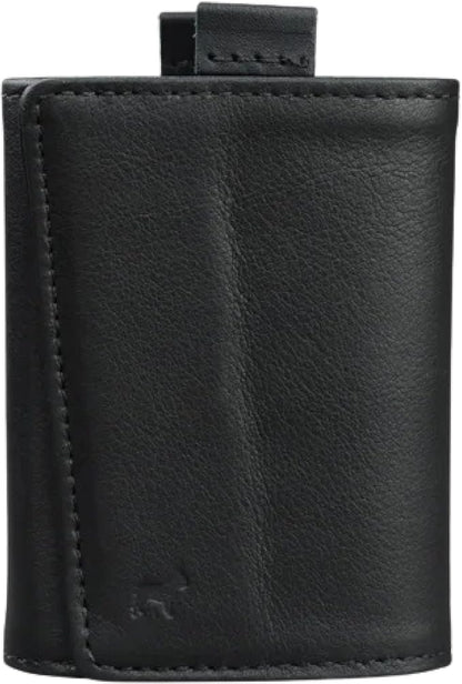 The Frenchie Co. - Speed Wallet Mini - Ultra-Slim RFID Card Holder - Quick-Access Pull Tab, Front Pocket Minimalist Design - Full-Grain Italian Leather